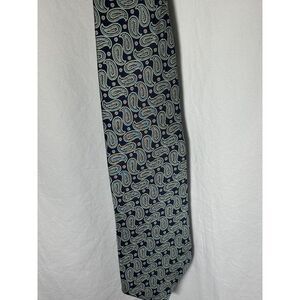 Eclectic Baltimore Graphic Print‎ Blue Tie BB1